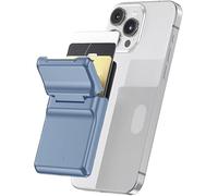 FDEETY Portecartes Magnétique Pliable Adhésif Support Téléphone Rangement Carte Bancaire Accessoire Smartphone Pratique Compact Multifonctionnel