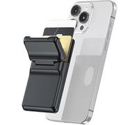 FDEETY Portecartes Magnétique Pliable Adhésif Support Téléphone Rangement Carte Bancaire Accessoire Smartphone Pratique Compact Multifonctionnel