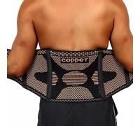 FDEETY Support Lombaire Avec 4 Renforts Flexibles Ceinture De Soutien Pour Le Dos En Cuivre Taille Ajustable Pour Hommes Et Femmes Soulagement Des Douleurs Lombaires Support Dorsal Ergonomique