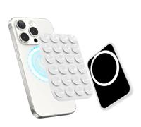 FDEETY Support Téléphone Magnétique Silicone Ventouse Multifonctionnel Adhésif Puissant Fixation Tableau Bord Auto