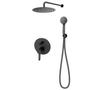 FDesign Zaffiro ensemble de douche encastré oui noir FD1-ZFR-7PSET1-22