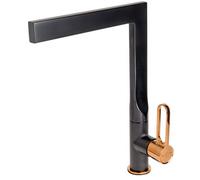 FDesign Zaffiro mitigeur de cuisine sur pied noir-rose/violet-or/vieil or FD1-ZFR-4-25