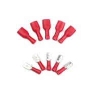 FDFD1.25-250 * 50 MDD1.25-250 * 50 50pcs 25setRed Male Female male wire connections Crimp Terminal Connectors NWPNLXEA