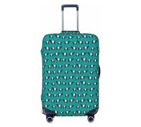 Fdfekgvplp Galloway Housse de protection élastique lavable pour valise Motif vache, noir, Medium
