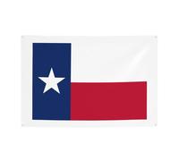 FDGBNM Drapeau du Texas - Bannière de fête vibrante - 119,4 x 43,2 cm - Résistante aux UV et à la décoloration - 4 œillets - Pour intérieur/extérieur