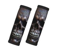 fdgbnm Lot de 2 poignées de bagage en néoprène avec tête de mort pour une identification facile