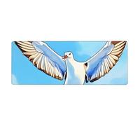 fdgbnm Tapis de souris Mouettes en vol 30 x 80 cm XXL Tapis de souris étendu 80 x 30 cm