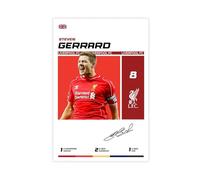 FDGDW Poster sur toile Steven Gerrard (3) pour décoration de chambre à coucher 30 x 45 cm