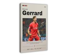 FDGDW Poster sur toile Steven Gerrard (4) pour décoration de chambre à coucher 30 x 45 cm