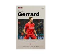FDGDW Poster sur toile Steven Gerrard (4) pour décoration de chambre à coucher 50 x 75 cm