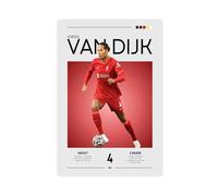 FDGDW Poster sur toile Virgil Van Dijk (6) pour décoration de chambre à coucher 40 x 60 cm