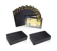 FDGGT 2 Jeux De Cartes À Jouer, Jeux De Table, Cartes À Jouer Imperméables Et Durables, Jeux Familiaux Interactifs, Jeux De Société