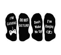 FDGGT 2 Paires De Chaussettes Anglaises, Chaussettes Noires, Chaussettes Drôles Pour Femmes, Chaussettes Antidérapantes Mi-Mollet, Unisexes, Chaussettes Chaudes