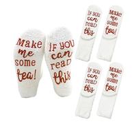 FDGGT 2 Paires De Chaussettes En Peluche, Chaussettes Amusantes, Chaussettes Au Design Créatif, Chaussettes Chaudes, Chaussettes Douces Et Confortables, Chaussettes Antidérapantes