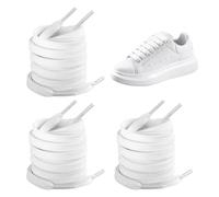 FDGGT 3 Paires De Lacets Larges, Lacets De Baskets, Lacets Classiques Et Polyvalents, Lacets Simples, Remplacement De Lacets, Accessoires De Chaussures