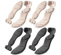 FDGGT 4 Paires De Semelles Anti-Usure, Semelles Souples Pour Talons Hauts, Semelles Pour Femmes, Protège-Talon, Semelles De Protection Des Pieds
