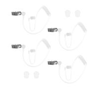 FDGGT Conduits d'air D'Interphone Transparents, 4 Pièces, Tubes Audio De Remplacement, Tubes Sonores, Accessoires D'Interphone