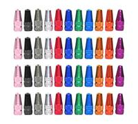 FDGGT Couvercle Anti-Poussière De Valve De Pneu De Vélo, Accessoires De Pneu, Couvercle De Valve De Pneu en Aluminium 44 Pièces