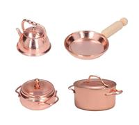 FDGGT Ensemble De Mini Modèles De Cuisine, 4 Pièces, Mini Jouet, Accessoires pour Maison De Poupée, Outils De Cuisine Miniatures