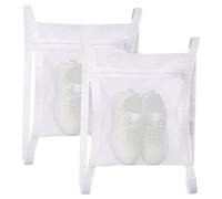 FDGGT Lot De 2 Sacs De Lavage De Chaussures, Sacs De Lavage De Chaussures Réutilisables, Sacs De Séchage De Chaussures, Accessoires De Nettoyage De Chaussures