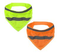 FDGGT Lot De 2 Serviettes Triangulaires Réfléchissantes pour Animaux De Compagnie, Foulards pour Animaux De Compagnie, Fournitures pour Animaux De Compagnie