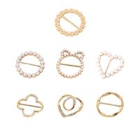 FDGGT Lot De 7 Boutons Décoratifs Pour Vêtements, Boutons D'Écharpe, Boutons Décoratifs Élés, Boutons Décoratifs En Métal, Accessoires Vestimentaires, Attaches Vestimentaires