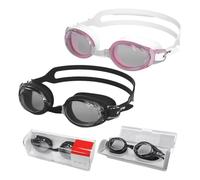 FDGGT Pack De 2 Lunettes De Natation, Lunettes De Natation Imperméables, Lunettes De Natation Anti-Buée, Équipement De Natation, Lunettes De Natation Élastiques Réglables