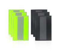 FDGGT Pack De 6 Patchs Réfléchissants sur Les Bras, Patchs De Sécurité Réfléchissants, Patchs Réfléchissants pour Vêtements, Patchs pour Sac À Dos, Au Cyclisme Et À La Course À Pied