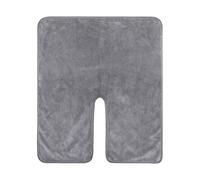 FDGGT Serviette De Visage D'Esthéticienne 1 Pièce, Serviette Grise, Serviette De Visage en Peluche Douce, Serviette De Visage À Vapeur pour Le Visage, Serviette Multifonctionnelle