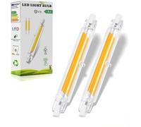 FDHVCB Ampoule LED R7S 78mm 10W Gradable - Équivalent 100W Halogène, 1000LM Blanc Chaud 3000K - Économise 90% d'Énergie, Sans Scintillement 360° (Lot de 4)