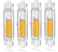 FDHVCB Ampoule LED R7S 78mm 20W Gradable - Équivalent 200W Halogène, 2000LM Blanc Chaud 3000K - Économise 90% d'Énergie, Sans Scintillement 360° (Lot de 4)