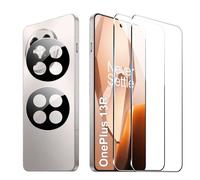 FDHYFGDY 2+2 Pièces Film pour OnePlus 13R Verre Trempé, Protection de l'appareil Photo et Film de Protection du Verre, Dureté 9H, Protecteur d'écran HD