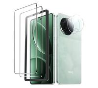 FDHYFGDY 2+2 Pièces Film pour Xiaomi Poco F7 Pro/Ultra Verre Trempé, Protection de l'appareil Photo et Film de Protection du Verre, Dureté 9H, Protecteur d'écran HD