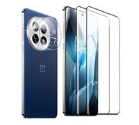 FDHYFGDY 2+2 Pièces pour OnePlus 13 5G Verre Trempé, Protection de l'appareil Photo et Film de Protection du Verre, Dureté 9H, Protecteur d'écran HD Anti-Bulle