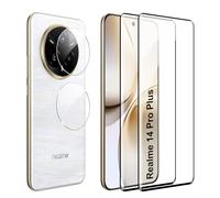 FDHYFGDY 2+2 Pièces Protecteur d'écran pour Realme 14 Pro Plus/Realme 14 Pro+ Verre Trempé, Protection de l'appareil Photo et Film de Protection du Verre, Dureté 9H