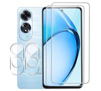 FDHYFGDY [2+2 pièces Verre Trempé pour Oppo A60, 2 pièces film de protection en Verre Trempé + 2 pièces Caméra Protection, HD film de Protection écran en verre de dureté 9H