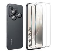 FDHYFGDY 2+3 Pièces Film pour Honor 400 Lite 5G Verre Trempé, Protection de l'appareil Photo et Film de Protection du Verre, Dureté 9H, Protecteur d'écran HD