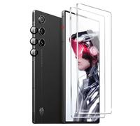 FDHYFGDY 2+3 Pièces Film pour RedMagic 10 Air Verre Trempé, Protection de l'appareil Photo et Film de Protection du Verre, Dureté 9H, Protecteur d'écran HD