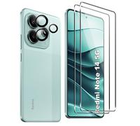 FDHYFGDY 2+3 Pièces pour Xiaomi Redmi Note 14 5G Verre Trempé, Protection de l'appareil Photo et Film de Protection du Verre, Dureté 9H, Protecteur d'écran HD