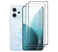 FDHYFGDY 2 Pièces Film pour Oppo Reno 14F/Oppo Reno 14 FS Verre Trempé, Film de Protection du Verre, Dureté 9H, Protecteur d'écran HD Anti-Bulle