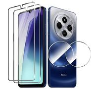 FDHYFGDY 2 pièces Verre Trempé pour Xiaomi Redmi 14C/Poco C75, 2 pièces Film de Protection en Verre Trempé, HD Film en Verre de dureté 9H