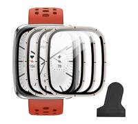 FDHYFGDY 3 Pièces Films de Protection d'écran pour Amazfit Active 2 43mm Square, Film fin Composite HD [Anti-rayures & Couverture Complète], Compatible avec Amazfit Active 2 Square - Film sans Bulles