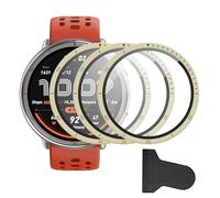 FDHYFGDY 3 Pièces Films de Protection d'écran pour Amazfit Active 2 44mm, [Couverture complète] Film Fin Composite HD, Flexion Libre, [Anti-Rayures] pour Amazfit Active 2- Transparent