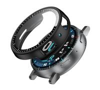 FDHYFGDY Coque de Protection pour Amazfit Active Max, avec Protecteur d'écran, Ultra-Mince et résistant aux Rayures,Compatible avec Amazfit Active Max- Noir