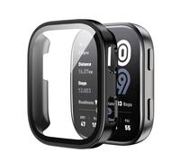 FDHYFGDY Coque de Protection pour Amazfit Bip 6 Coque, avec Protecteur d'écran, Ultra-Mince et résistant aux Rayures, Compatible avec Amazfit Bip 6 46mm - Black