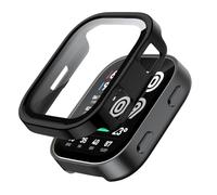FDHYFGDY Coque de Protection pour Amazfit Bip Max 50mm, avec Protecteur d'écran, Ultra-Mince et résistant aux Rayures,Compatible avec Amazfit Bip Max - Noir