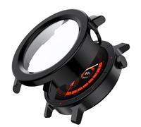 FDHYFGDY Coque de Protection pour CMF Watch 3 Pro, avec Protecteur D'écran, Ultra-Mince et Résistant aux Rayures,Compatible avec CMF Watch 3 Pro - Noir