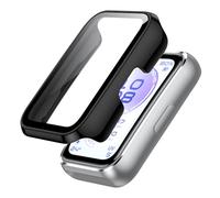 FDHYFGDY Coque de Protection pour Huawei Band 11, avec Protecteur d'écran, Ultra-Mince et résistant aux Rayures,Compatible avec Huawei Band 11 - Noir