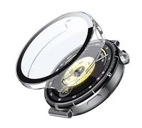 FDHYFGDY Coque de Protection pour Huawei Watch GT 6 41mm, Avec protecteur d'écran, ultra-mince et résistant aux rayures,Compatible avec Huawei Watch GT 6 - Noir