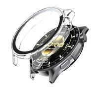 FDHYFGDY Coque de Protection pour Huawei Watch GT 6 46mm, avec Protecteur d'écran, Ultra-Mince et résistant aux Rayures,Compatible avec Huawei Watch GT 6 - Noir